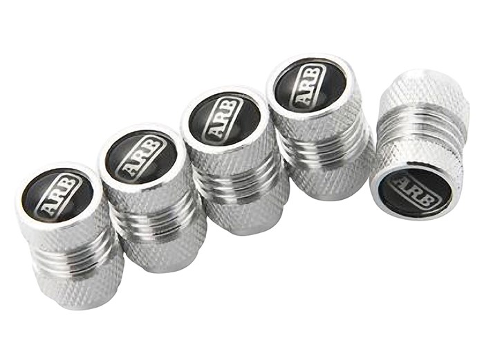 ARB Silver Tyre Valve Caps