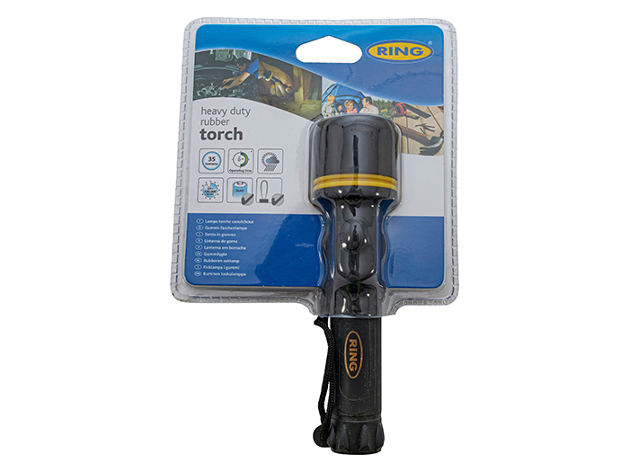 Ring 3 LED Heavy-Duty Rubber Torch
