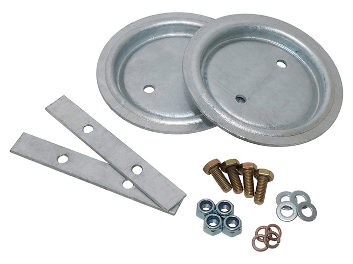 Galvanised Rear Spring Seat Fitting Kit