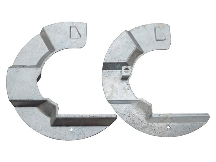 Galvanised Front Brake Mud Shields