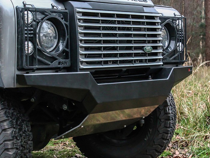 Safety Devices Stepped Non-Winch Front Bumper