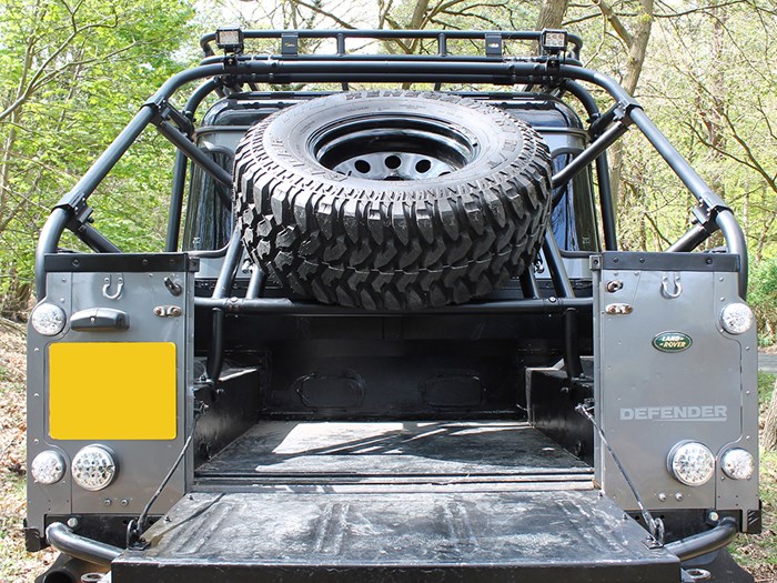 Safety Devices Lift-Up Spare Wheel Carrier