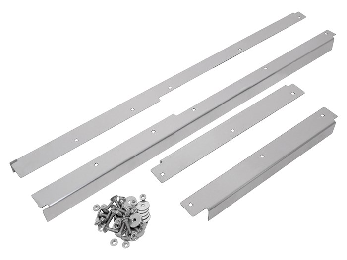 Brushed Stainless Steel Front & 2nd Row Door Threshers