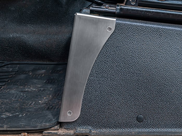 Brushed Stainless Steel Seat Box Protectors