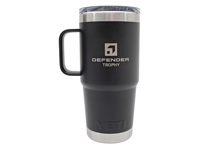 Defender Trophy x YETI Rambler Travel Mug