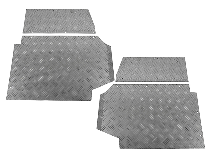 Aluminium Chequer Plate Mat Set